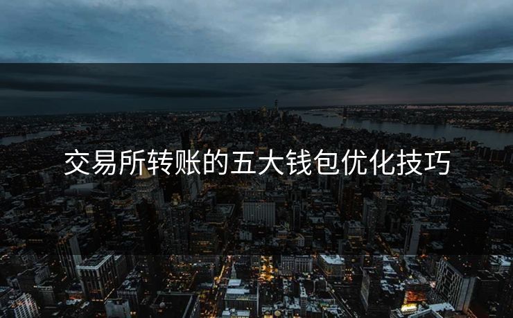 交易所转账的五大钱包优化技巧